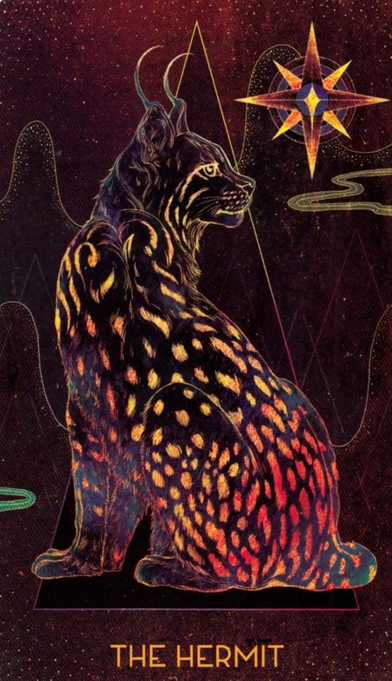 Отшельник — Oriens Animal Tarot