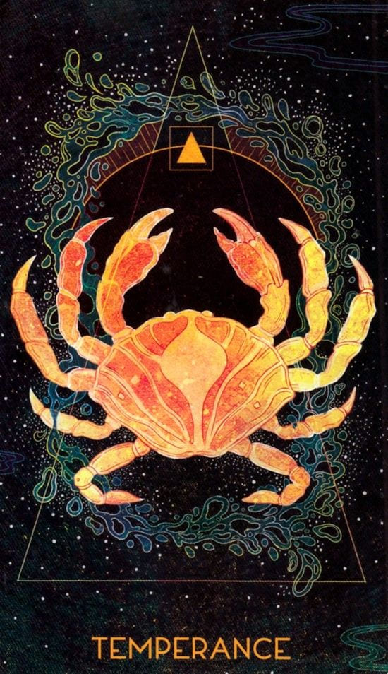 Умеренность — Oriens Animal Tarot