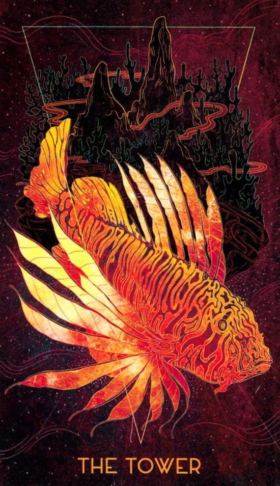 Башня — Oriens Animal Tarot