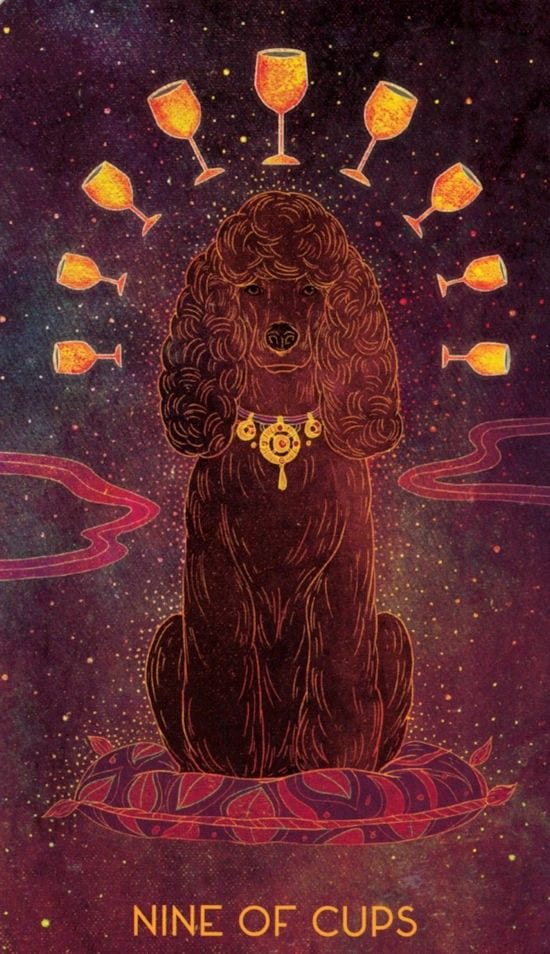 Девятка чаш — Oriens Animal Tarot