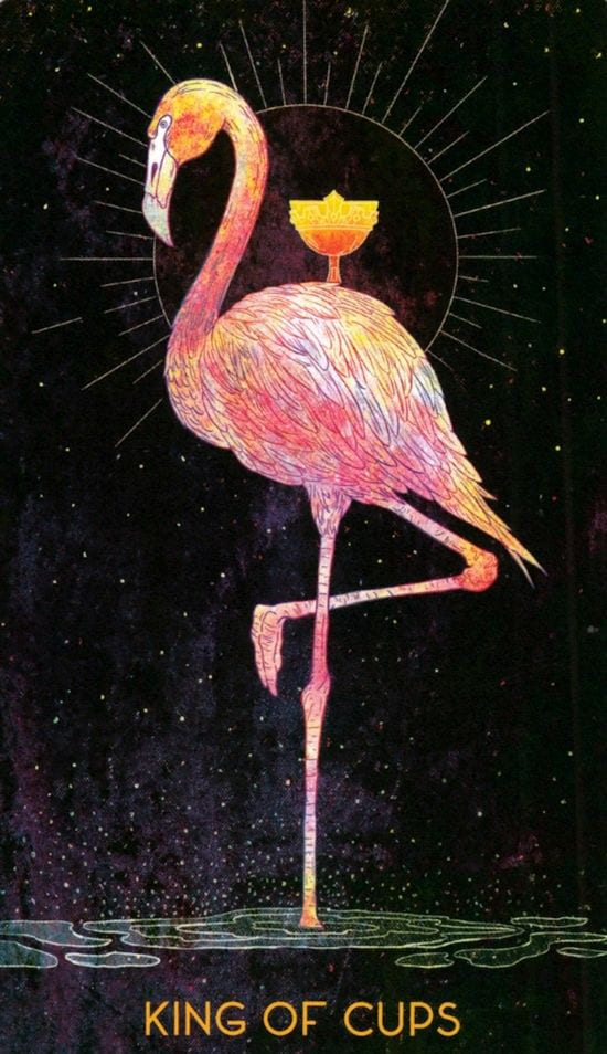 Король чаш — Oriens Animal Tarot