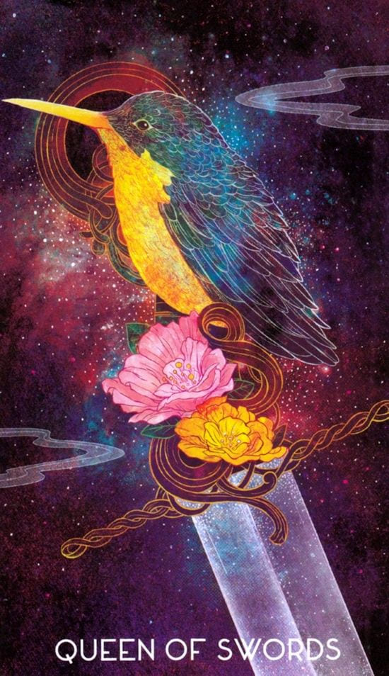 Королева мечей — Oriens Animal Tarot