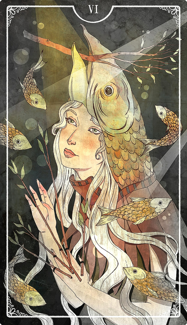 Шестёрка жезлов — Таро Остары