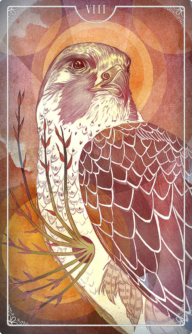 Восьмёрка жезлов — Таро Остары