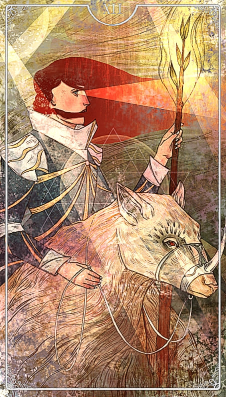 Рыцарь жезлов — Таро Остары