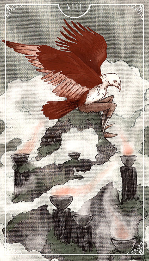 Восьмёрка чаш — Таро Остары