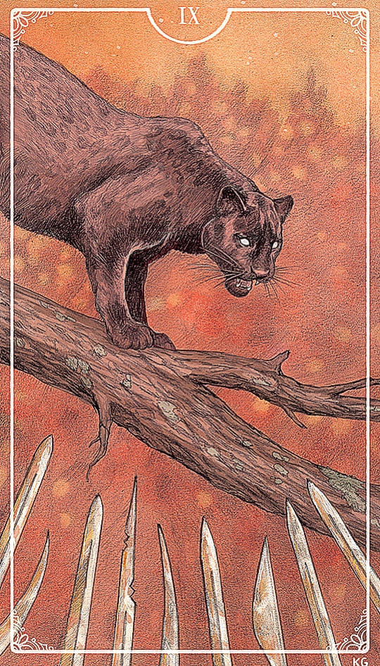 Девятка мечей — Таро Остары