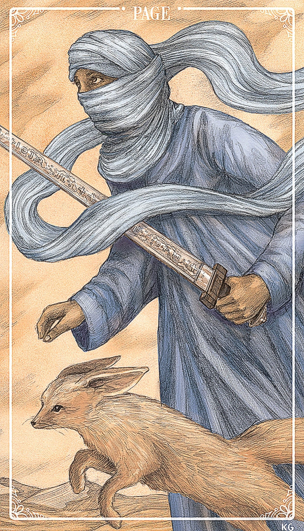 Паж мечей — Таро Остары