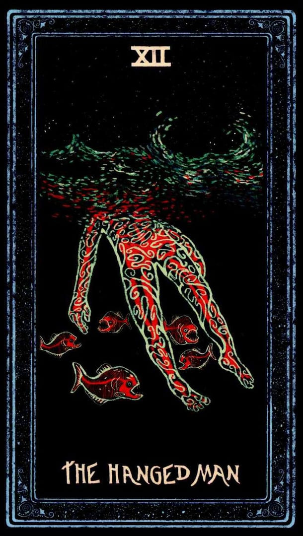 Повешенный — Prisma Visions Tarot