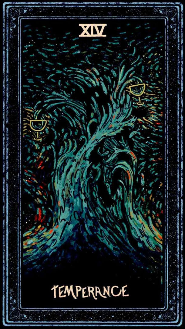 Умеренность — Prisma Visions Tarot