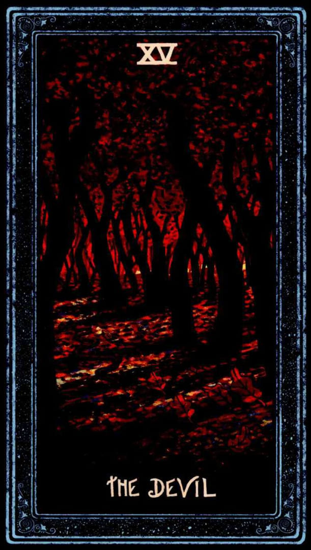 Дьявол — Prisma Visions Tarot