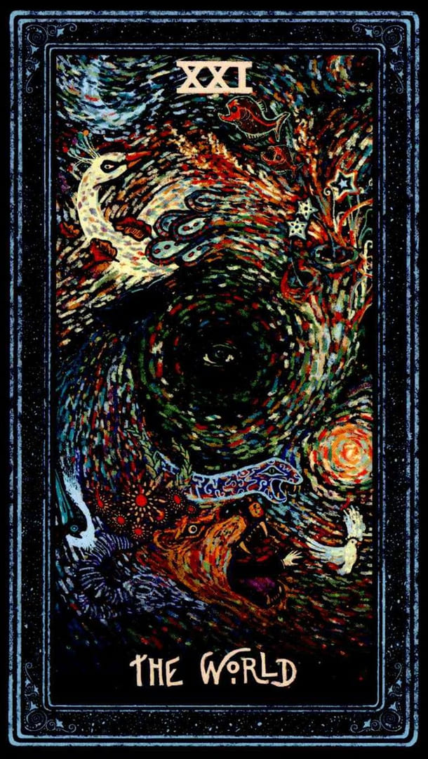 Мир — Prisma Visions Tarot