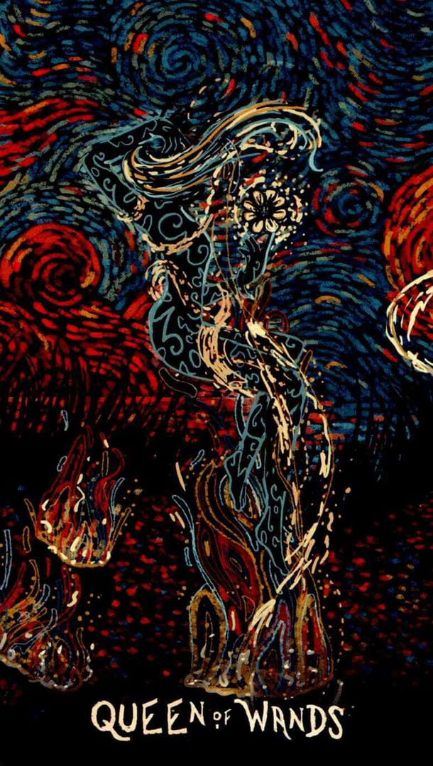 Королева жезлов — Prisma Visions Tarot