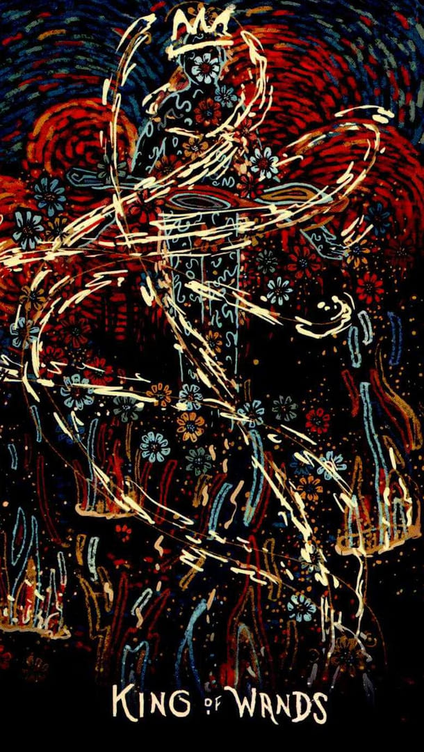 Король жезлов — Prisma Visions Tarot