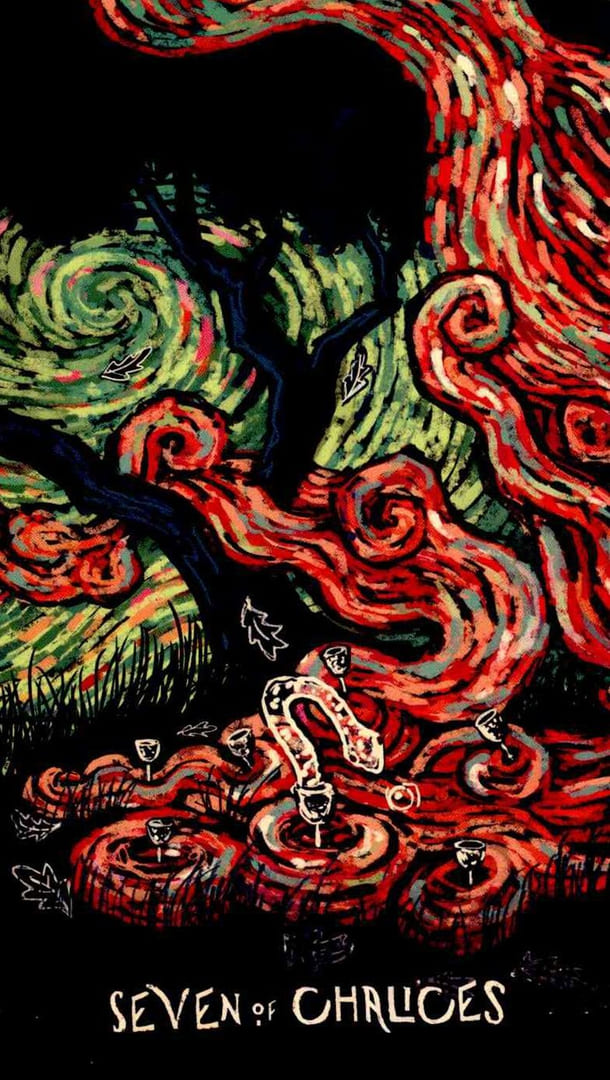 Семёрка чаш — Prisma Visions Tarot