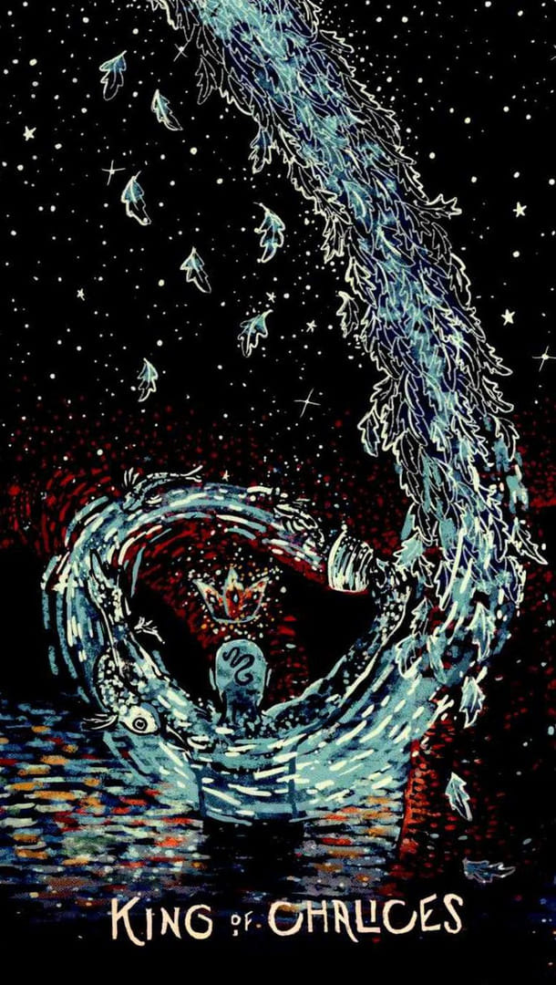 Король чаш — Prisma Visions Tarot
