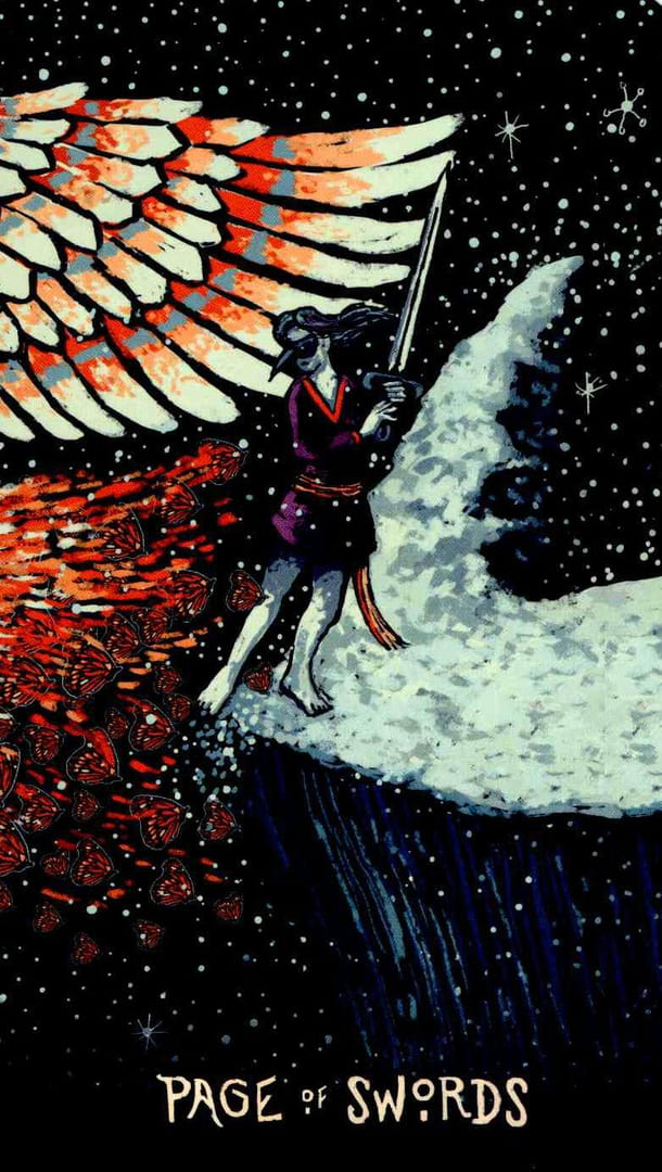 Паж мечей — Prisma Visions Tarot