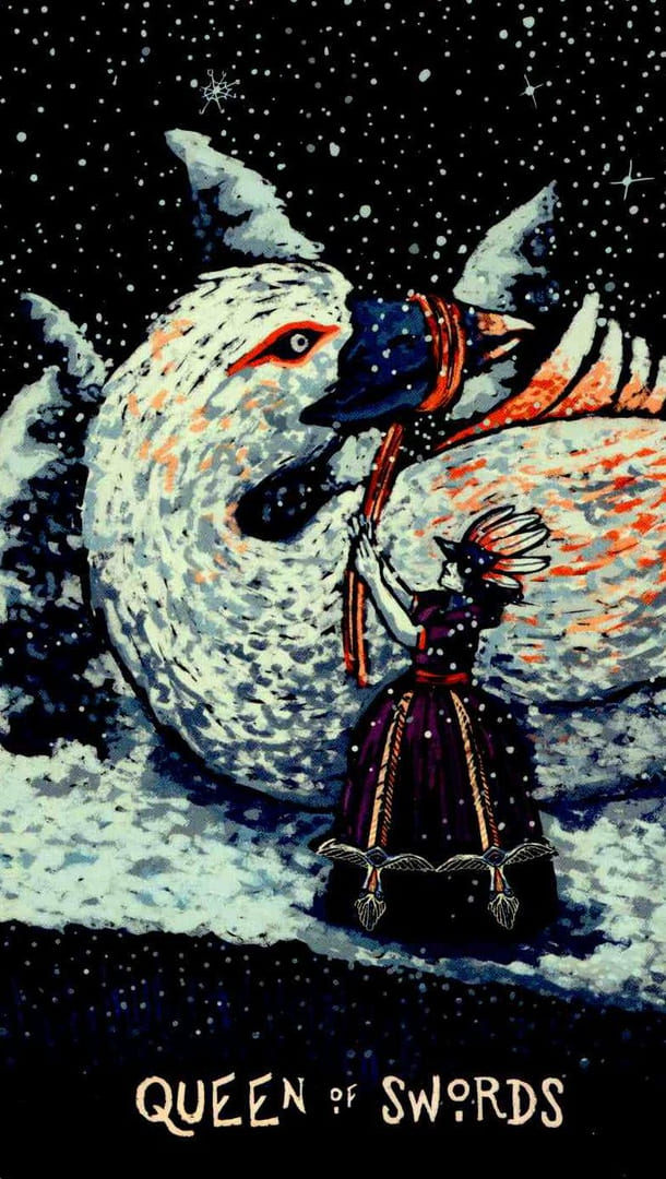 Королева мечей — Prisma Visions Tarot