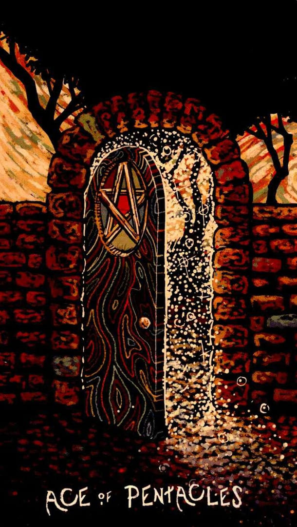 Туз пентаклей — Prisma Visions Tarot