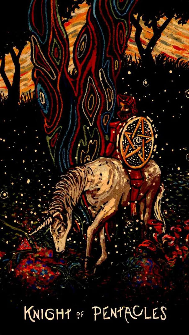 Рыцарь пентаклей — Prisma Visions Tarot