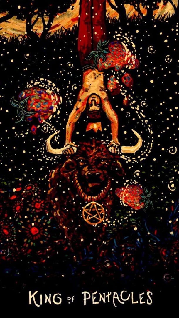 Король пентаклей — Prisma Visions Tarot