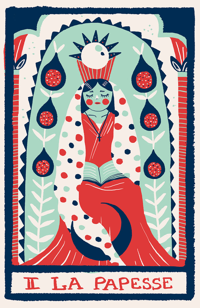 Верховная жрица — Rainbow Tarot