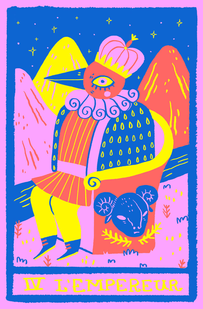 Император — Rainbow Tarot