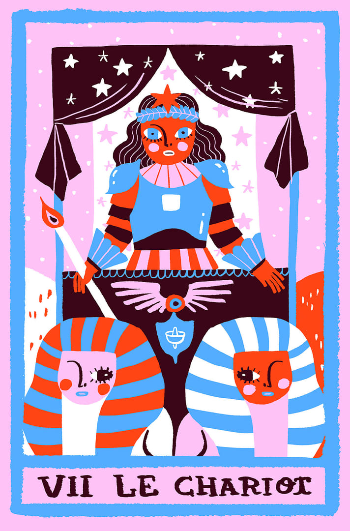 Колесница — Rainbow Tarot