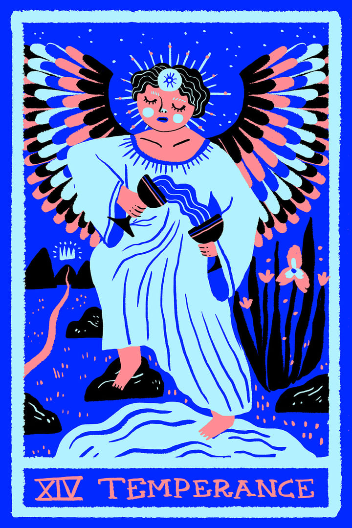 Умеренность — Rainbow Tarot