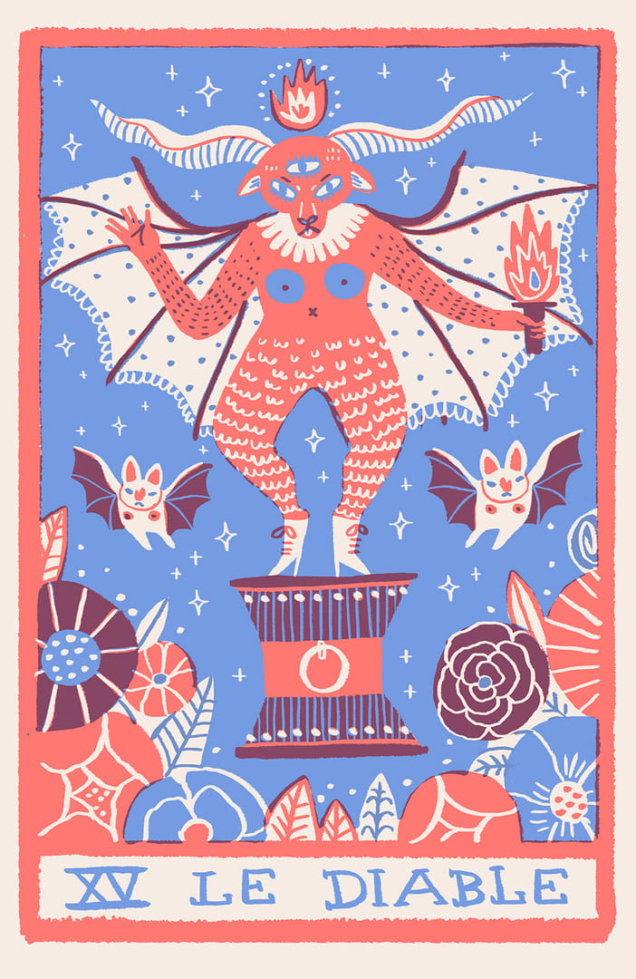 Дьявол — Rainbow Tarot
