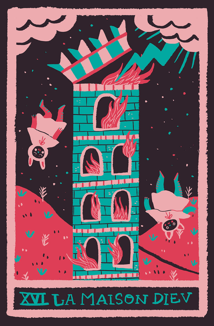 Башня — Rainbow Tarot