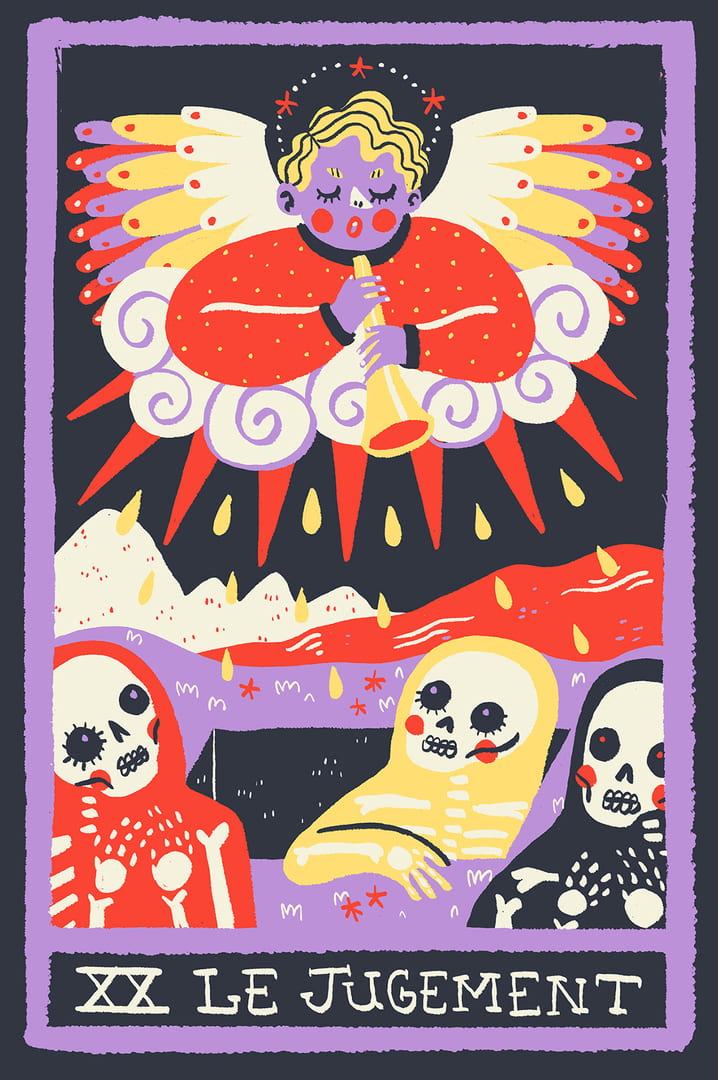 Суд — Rainbow Tarot