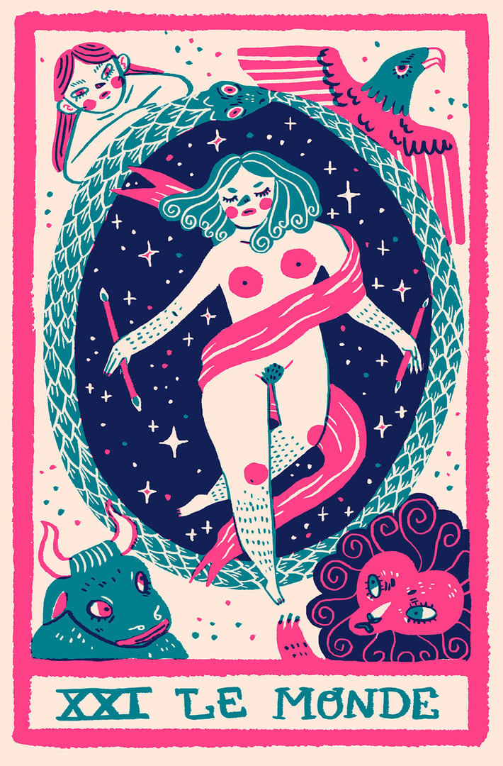 Мир — Rainbow Tarot