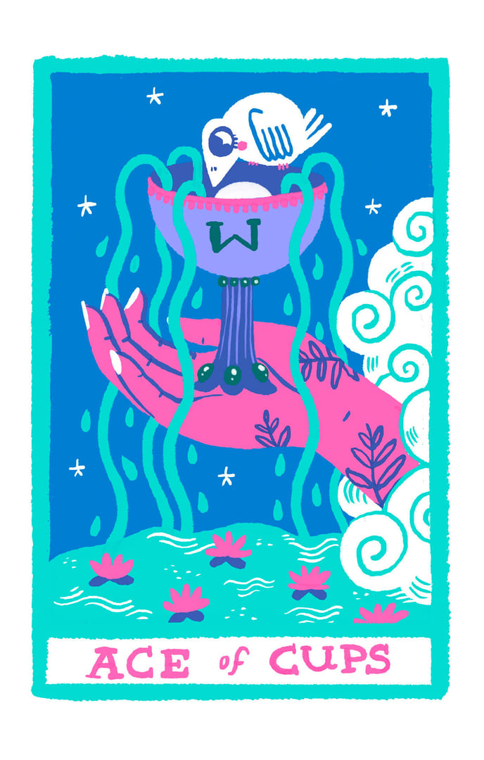 Туз чаш — Rainbow Tarot