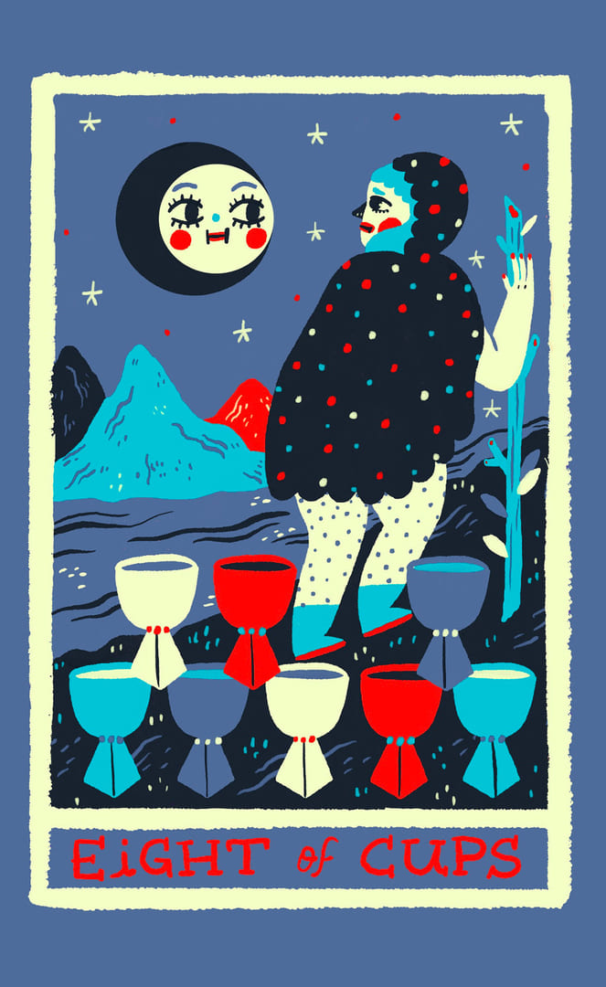 Восьмёрка чаш — Rainbow Tarot