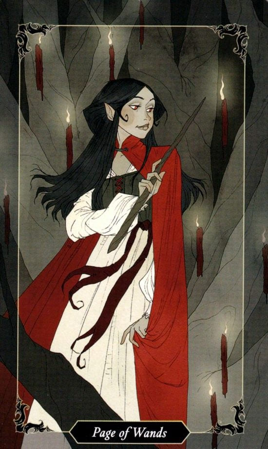 Паж жезлов — Таро Тёмного леса
