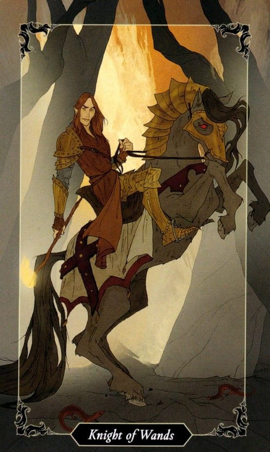 Рыцарь жезлов — Таро Тёмного леса