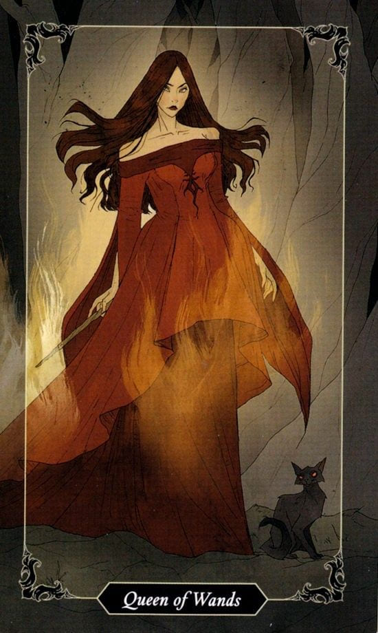 Королева жезлов — Таро Тёмного леса