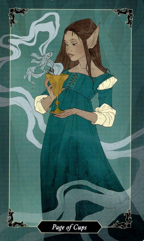 Паж чаш — Таро Тёмного леса