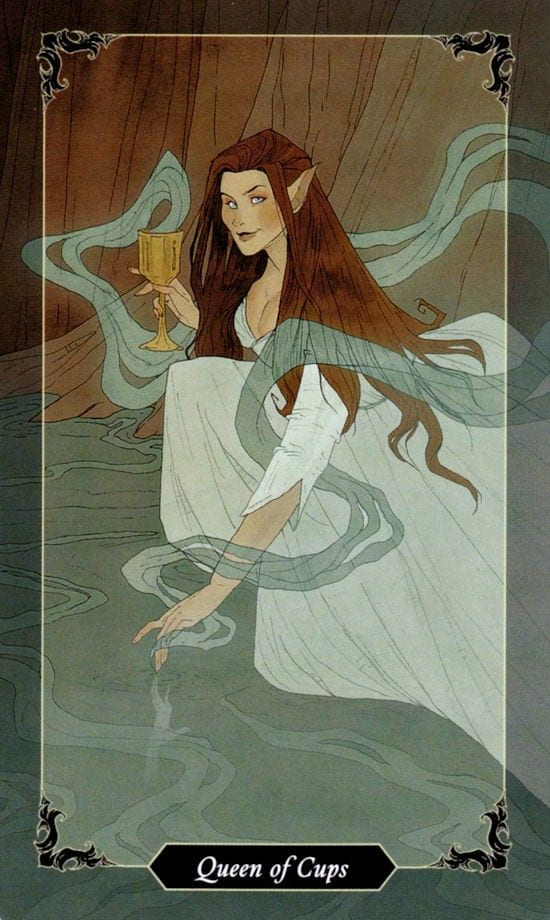 Королева чаш — Таро Тёмного леса