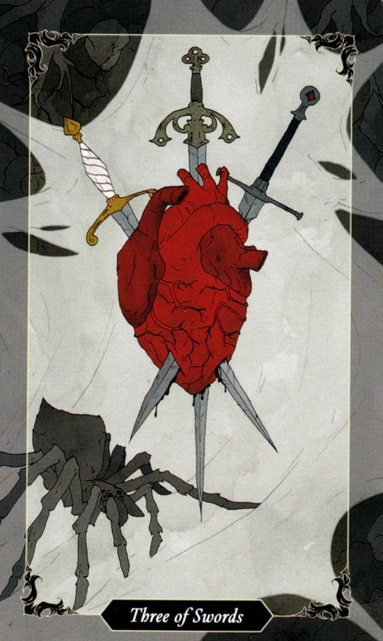 Тройка мечей — Таро Тёмного леса