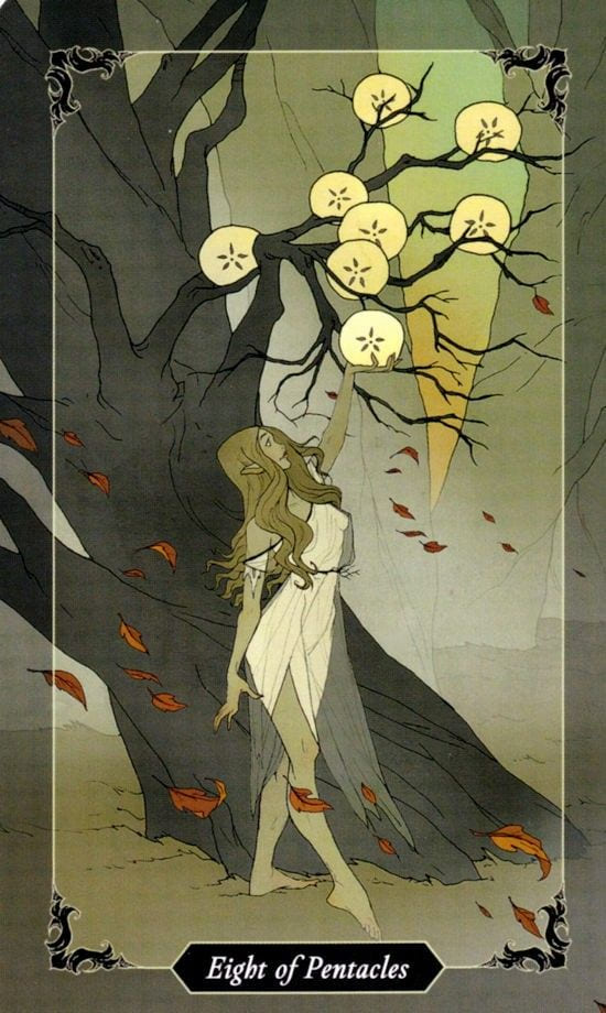 Восьмёрка пентаклей