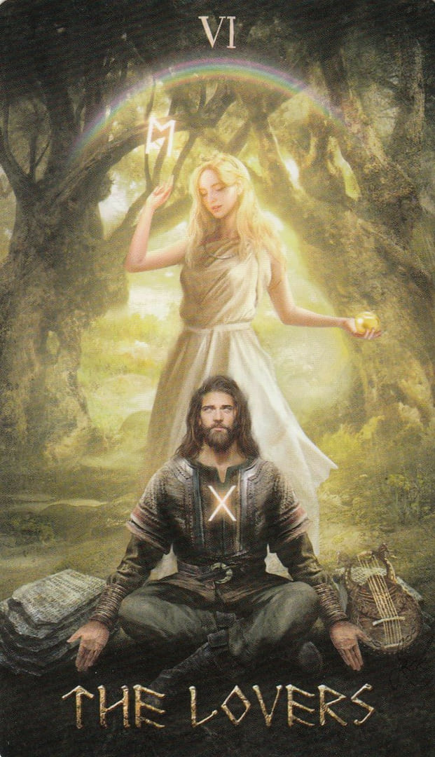 Влюбленные — Руническое Таро