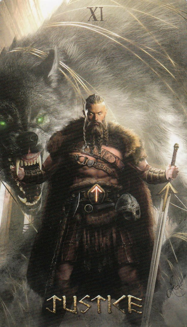 Справедливость — Руническое Таро