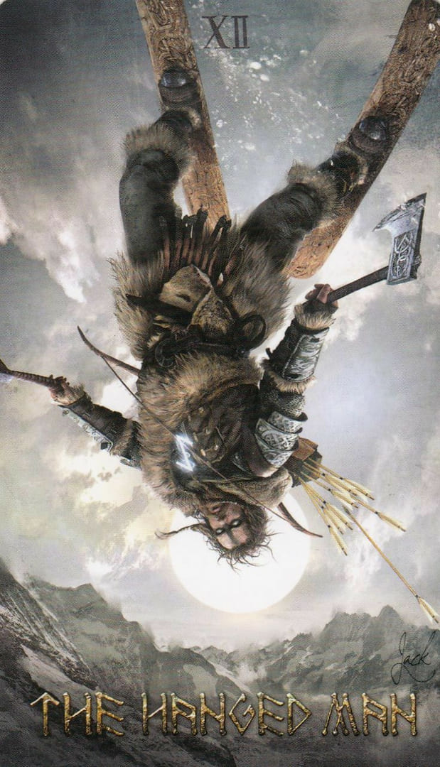 Повешенный — Руническое Таро