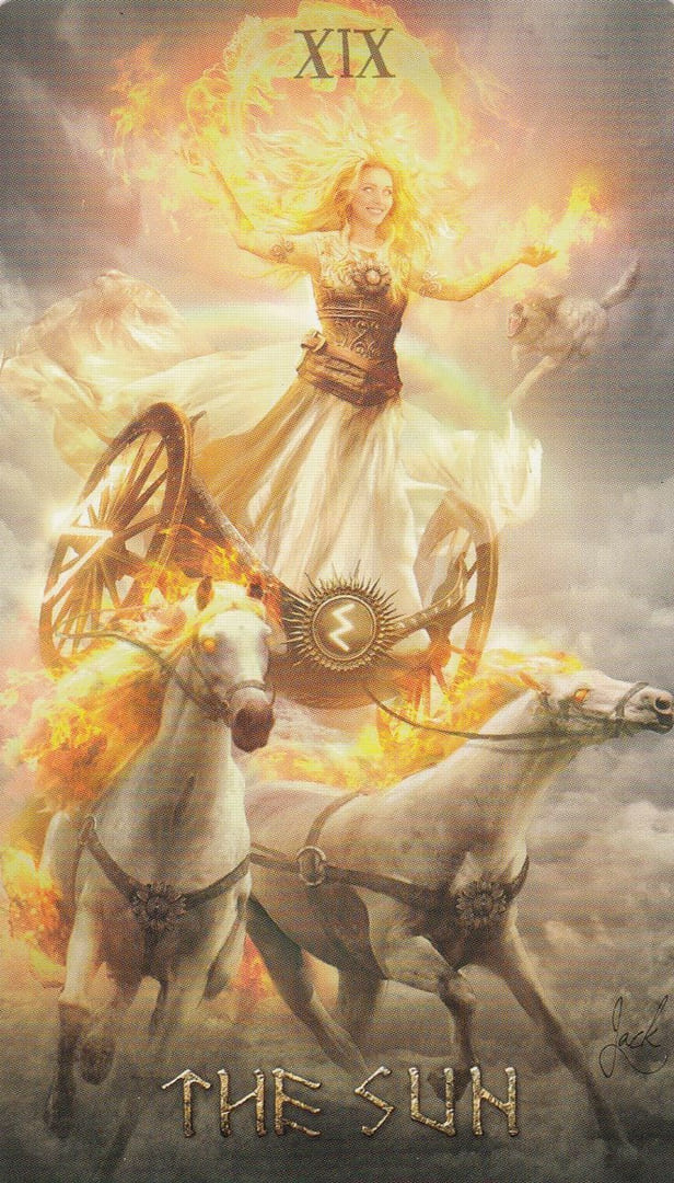 Солнце — Руническое Таро