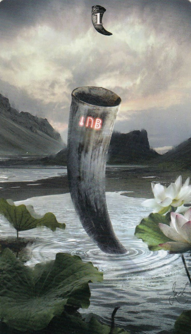 Туз чаш — Руническое Таро