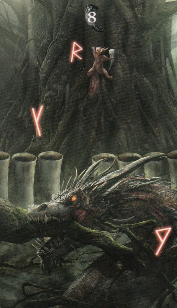 Восьмёрка чаш — Руническое Таро