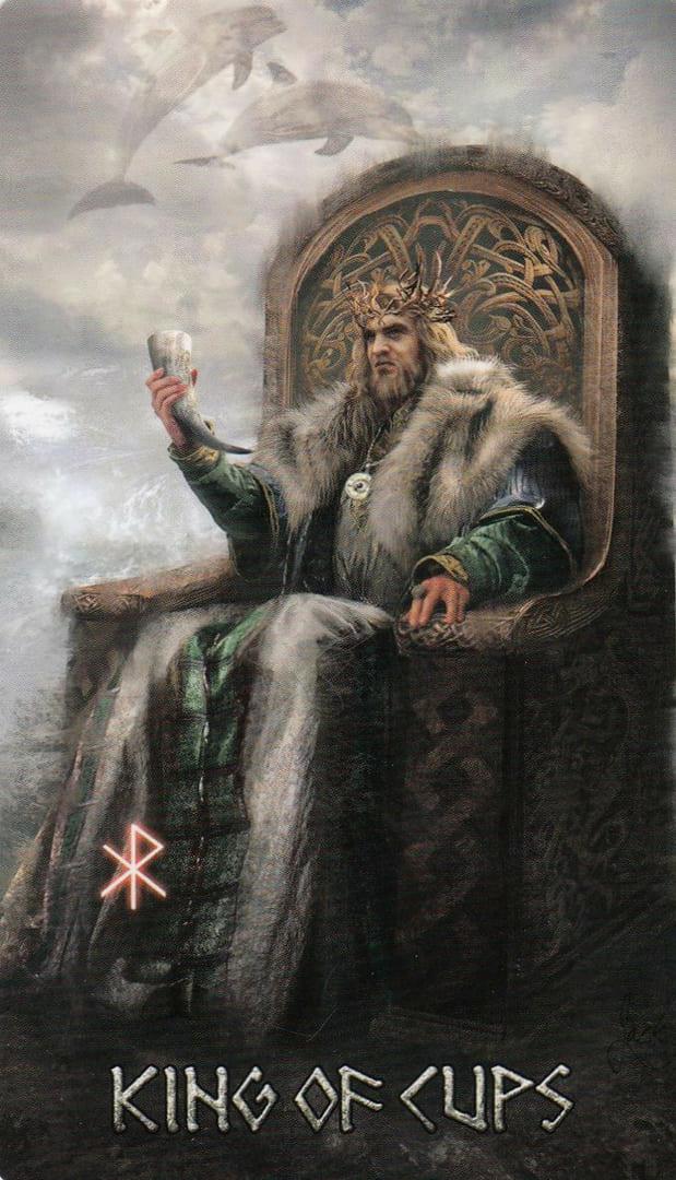 Король чаш — Руническое Таро