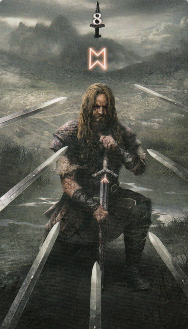 Восьмёрка мечей — Руническое Таро